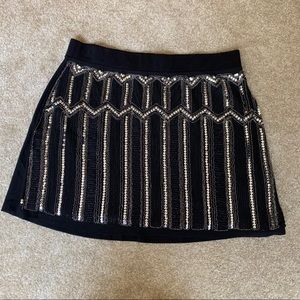 Torrid Black Sequin Skirt - Size 3 (3x)